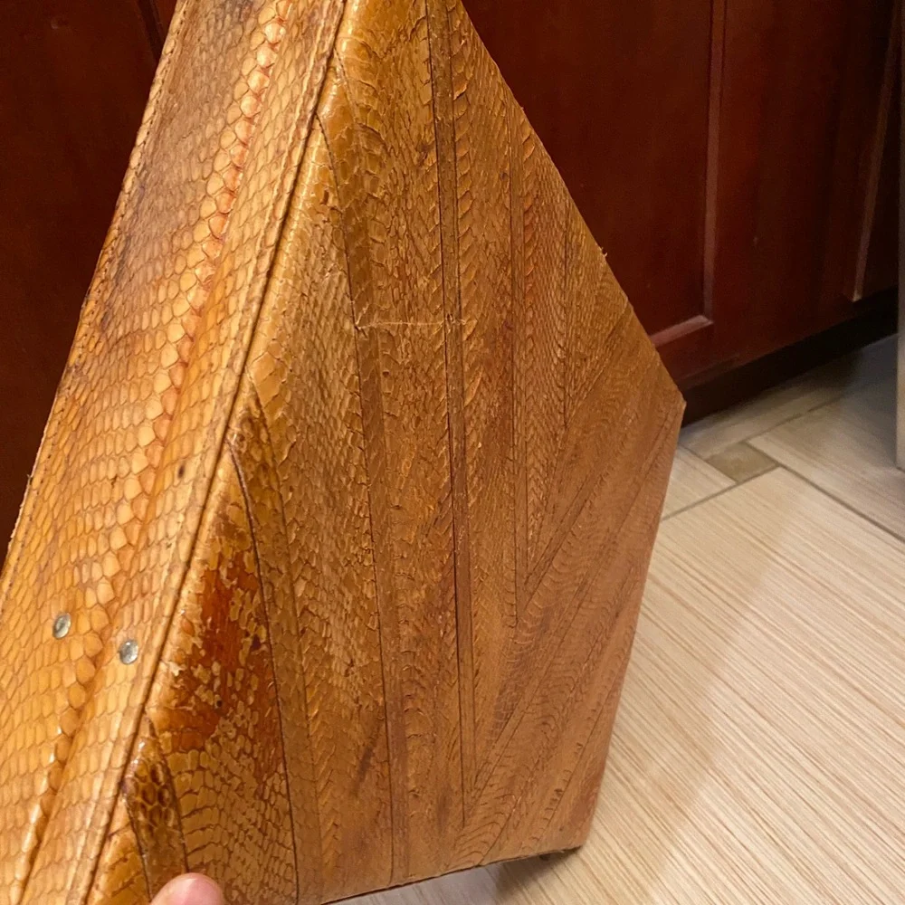 Custom Rare Snake Skin Hard Case Briefcase